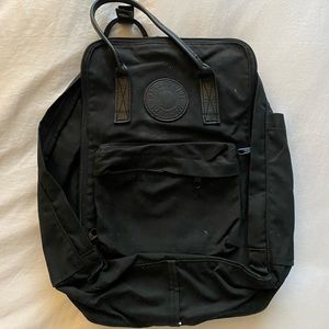 Black Fjallraven Kanken backpack